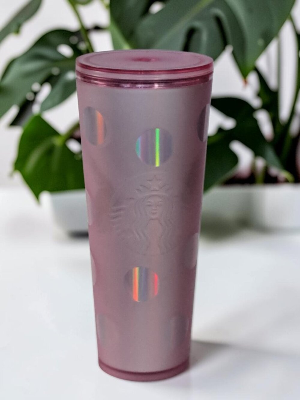 Disney Parks 2022 Walt Disney World Mickey Pink Polka Dot Starbucks Tumbler Cup